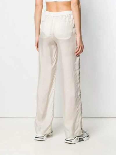 Shop Artica Arbox Side Stripe Track Pants In Neutrals