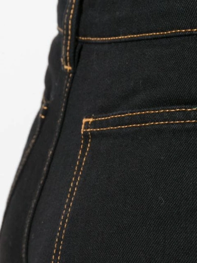 Shop Carven Cropped Boyfriend Jeans - Black