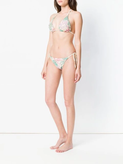 Shop Mitos Garden Trinity Bikini In Neutrals