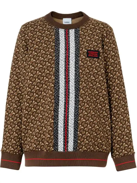 thomas burberry monogram sweatshirt