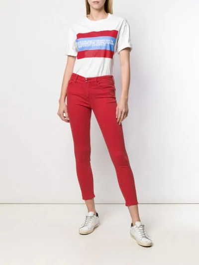 Shop Jacob Cohen Kimberly Skinny Jeans In Red