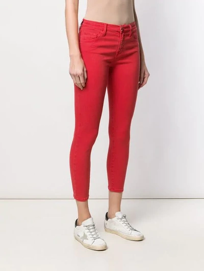 Shop Jacob Cohen Kimberly Skinny Jeans In Red