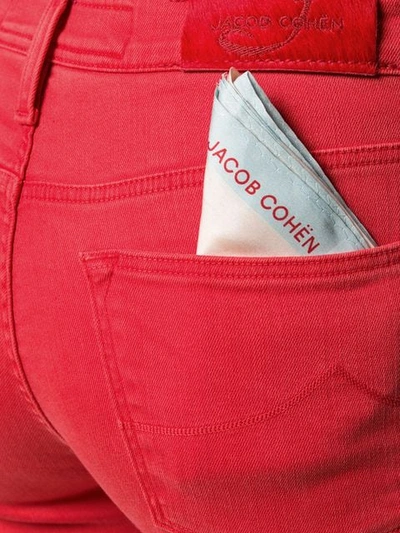 Shop Jacob Cohen Kimberly Skinny Jeans In Red