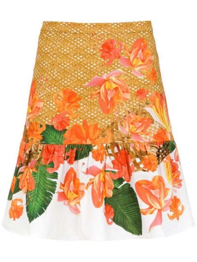 Shop Isolda Arabia Skirt In Multicolour