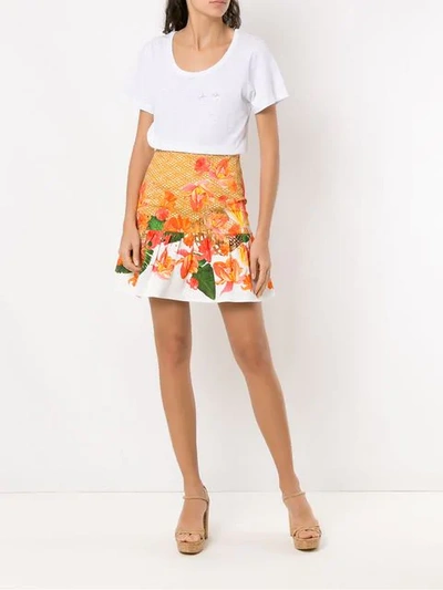 Shop Isolda Arabia Skirt In Multicolour