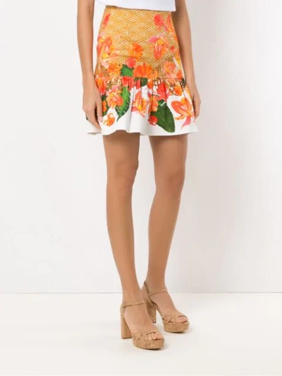 Shop Isolda Arabia Skirt In Multicolour