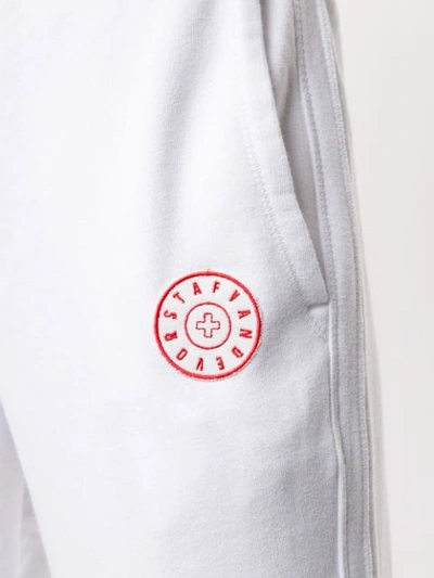 Shop A.f.vandevorst Logo Joggers In White