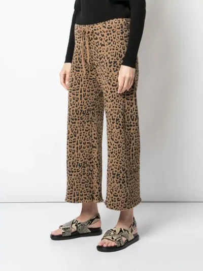 Shop Nili Lotan Hose Mit Leoparden-print - Braun In Brown