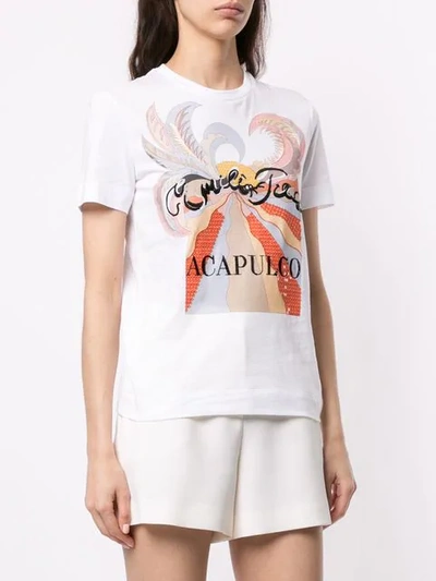 Shop Emilio Pucci Acapulco T-shirt In White