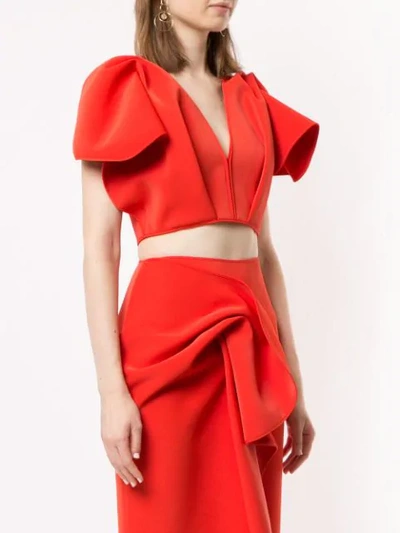 Shop Acler Crawford Top In Red