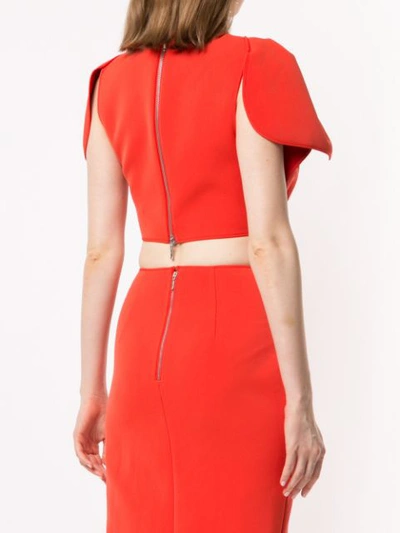 Shop Acler Crawford Top In Red