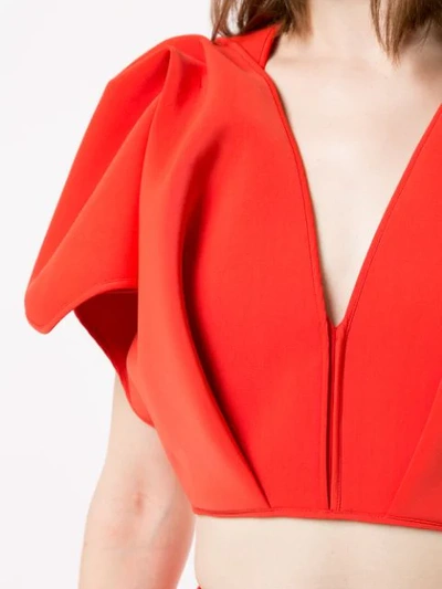 Shop Acler Crawford Top In Red