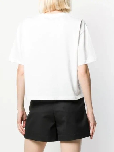 Shop Kenzo Logo Print T-shirt In White