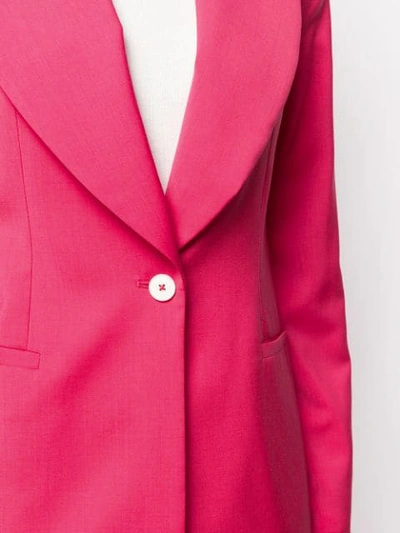 Shop Barena Venezia Tailored Blazer Jacket In Pink