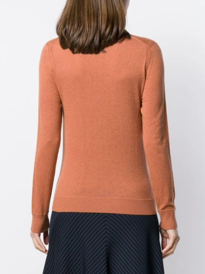SEE BY CHLOÉ TIE-FRONT JUMPER - 棕色