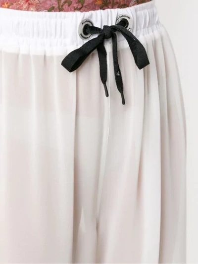 Shop À La Garçonne Chiffon Culottes In White