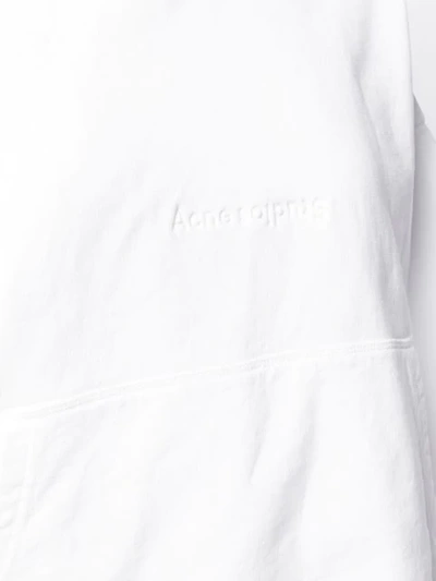 Shop Acne Studios 'joghy' Kapuzenpullover In White