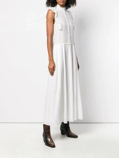 Shop Zadig & Voltaire Romane Long Dress In White