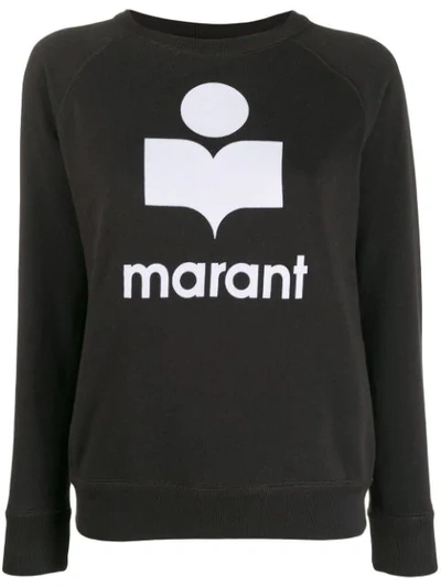 Shop Isabel Marant Étoile Logo Sweatshirt In Black