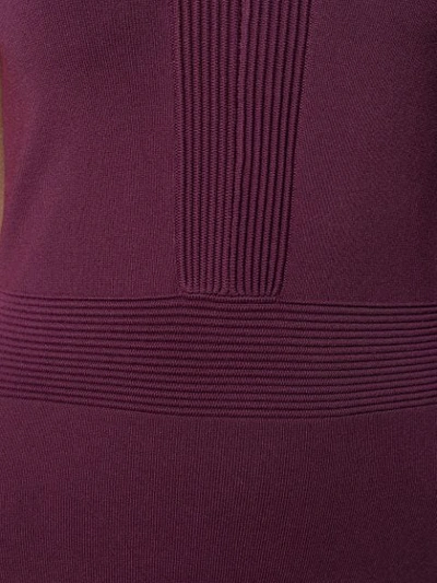 MICHAEL MICHAEL KORS V领中长款连衣裙 - 紫色