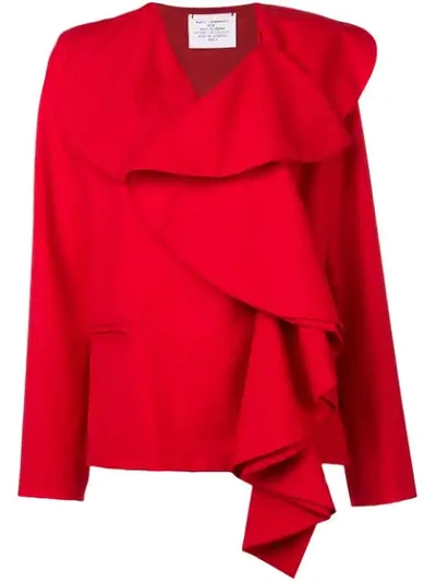 Shop Marta Jakubowski Elle Jacket In Red