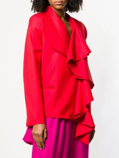 Shop Marta Jakubowski Elle Jacket In Red