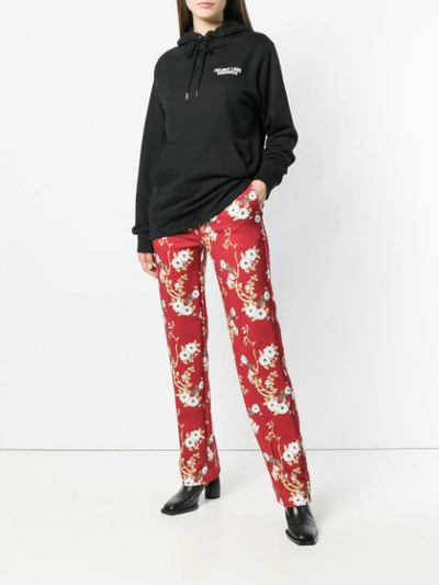 Shop Act N°1 Floral Wide-leg Trousers - Red