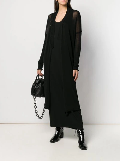 Shop Isabel Benenato Belted Waist Dress - Black