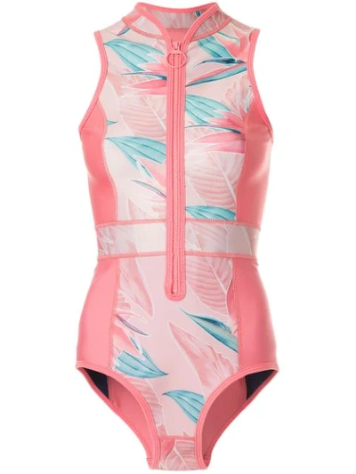 Shop Duskii Jennifer Tank Suit In Pink