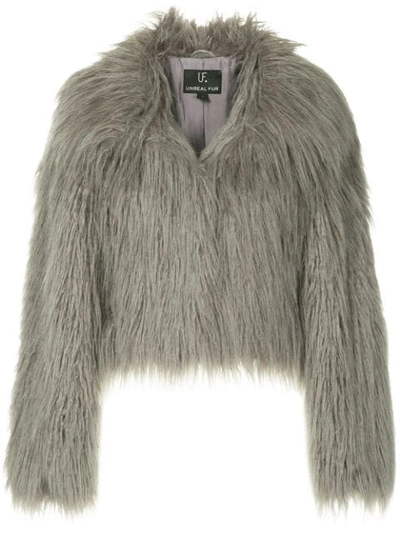 Shop Unreal Fur The Passage Of Venus Jacket In Grey