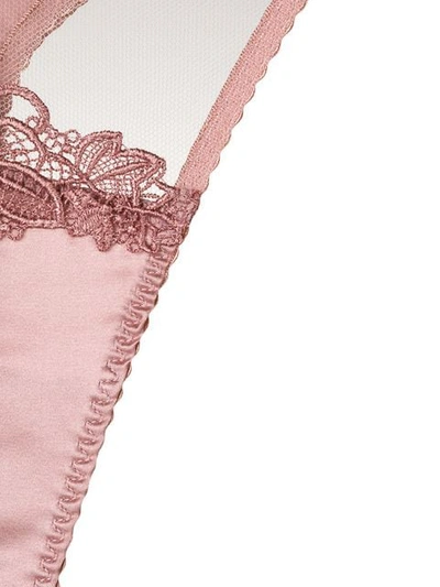 Shop Fleur Of England Desert Rose Thong In Pink