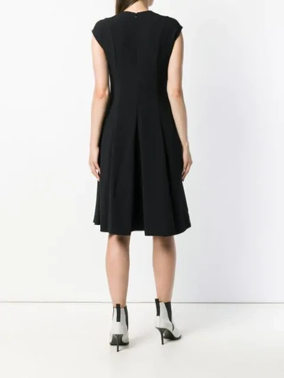 Shop Stella Mccartney Sleeveless Flared Mini Dress In Black