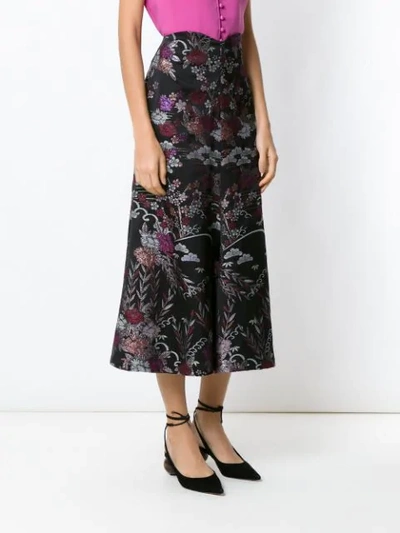 Shop Framed Tokyo Midi Skirt In Black