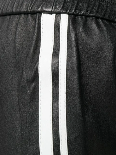 Shop Sprwmn Side-stripe Slim-fit Leggings In Black