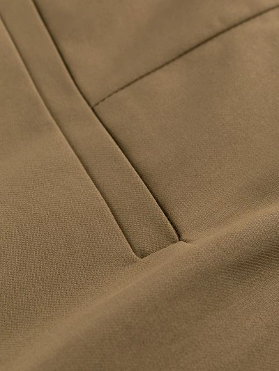 BRUNELLO CUCINELLI CROPPED STRAIGHT-LEG TROUSERS - 大地色