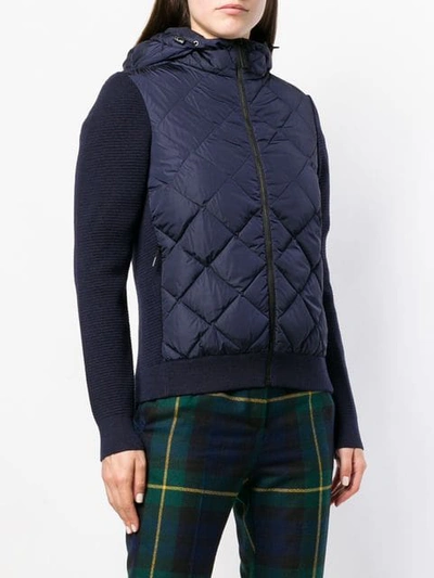 CANADA GOOSE QUILTED BOMBER JACKET - 蓝色