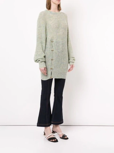 Shop Alice Mccall Front Split Jumper In Green