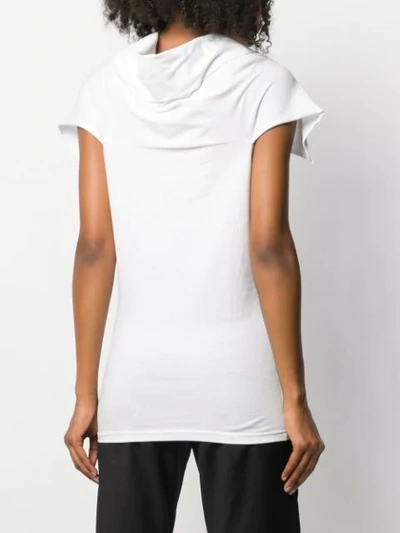 Shop Yohji Yamamoto Layered T-shirt In Bianco