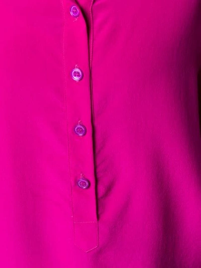 Shop Stella Mccartney Block Colour Blouse In Purple