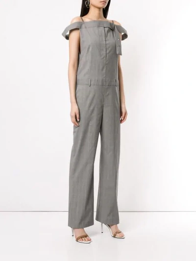 Shop Irene Dropped Shoulder Jump Suit In Grey