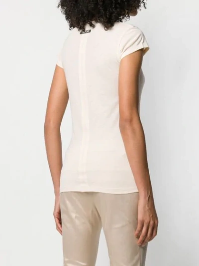 Tom Ford Round Neck T-shirt In Neutrals