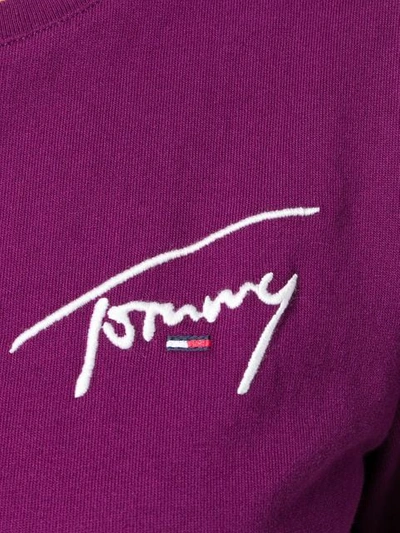 Shop Tommy Jeans Logo T In Pink