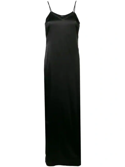 Shop La Perla Reward Long Slip Dress In Black