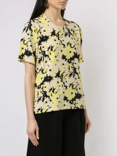 Shop Anteprima Sunflower Print T-shirt In Multicolour