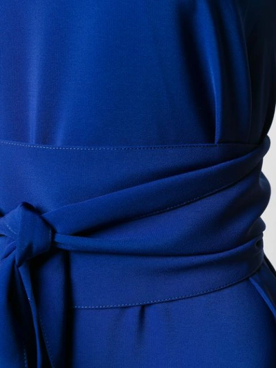 Shop Blanca Long Belted Dress - Blue