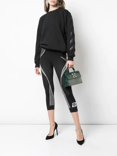 Shop Off-white Diagonal Sweatshirt In Black