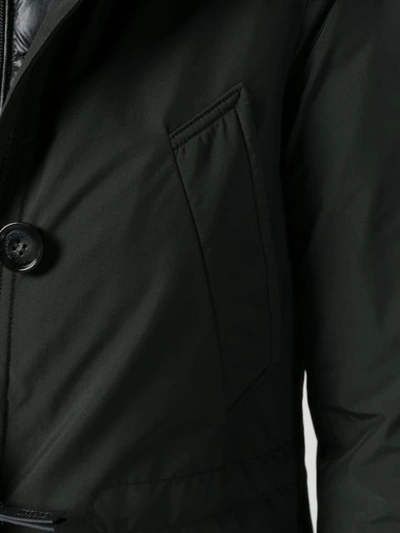 Shop Woolrich Layered Raincoat - Black