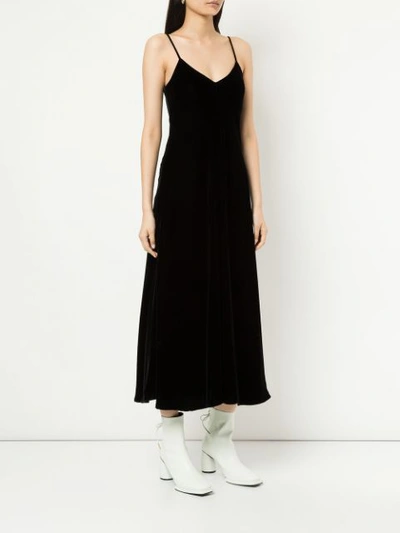 Shop Song For The Mute Loose Flared Dress - Black