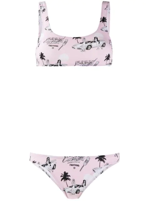 light pink bikini set