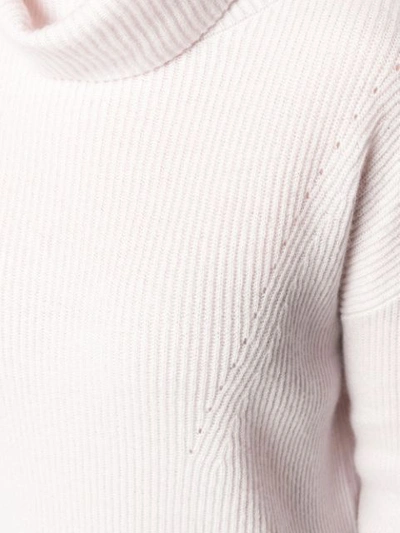 Shop Hemisphere Turtleneck Sweater - Grey